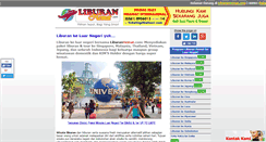 Desktop Screenshot of liburanhemat.com