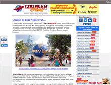 Tablet Screenshot of liburanhemat.com